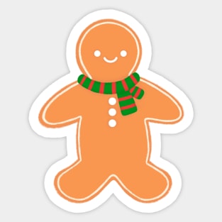 Cute Gingerbread Sticker